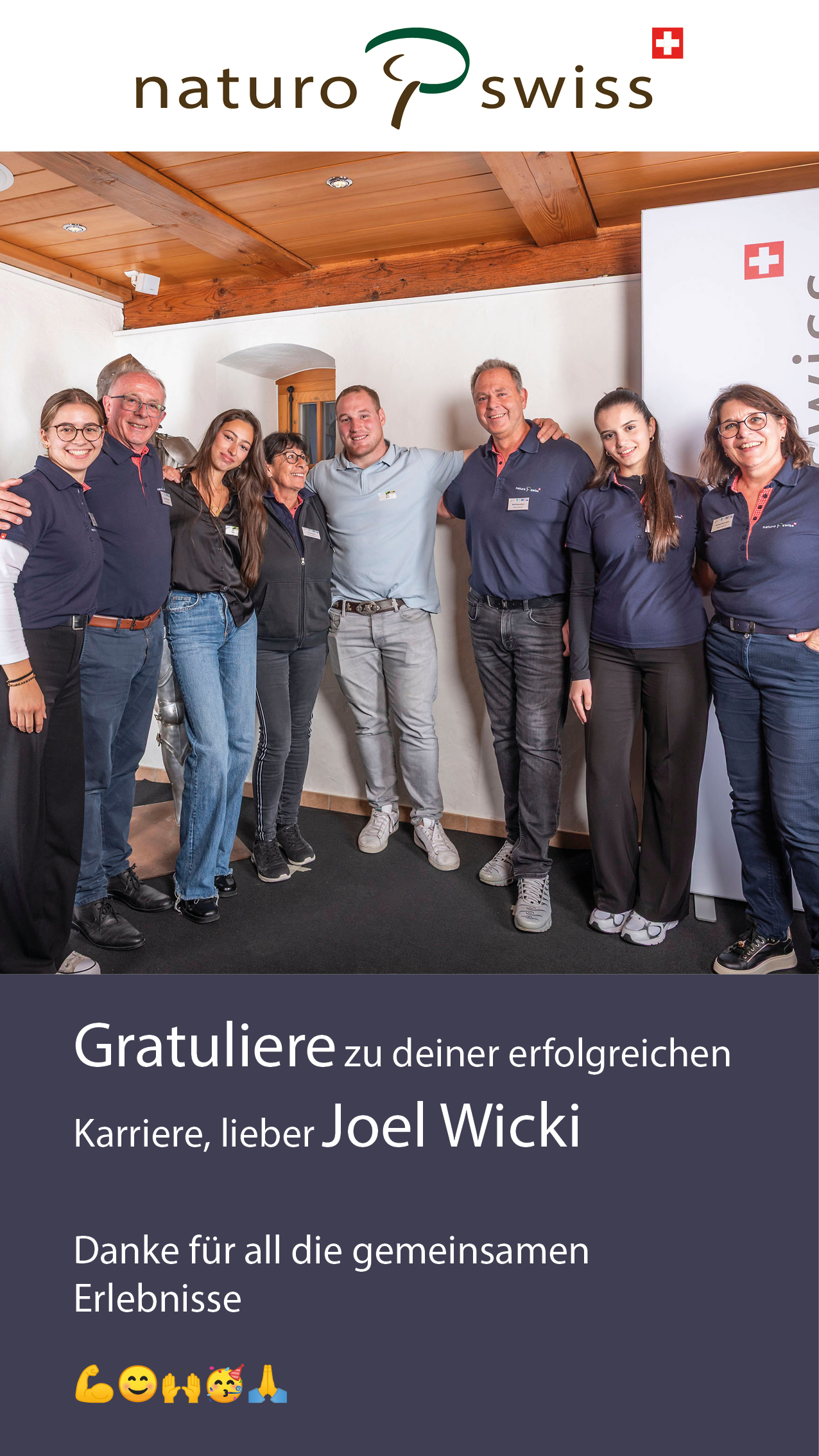 Gratulation Joel Wicki