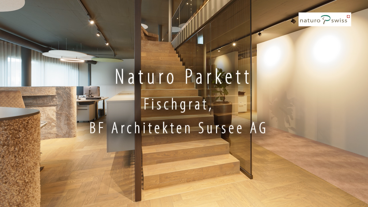 Reel – Referenzobjekt Naturo Parkett, Fischgrat