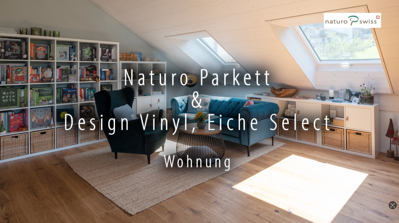 Reel – Referenzobjekt Naturo Parkett und Design Vinyl