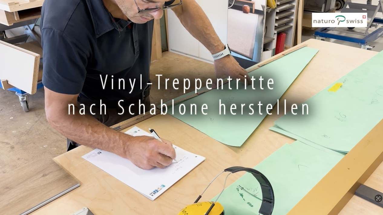 Reel – Vinyl-Treppentritte nach Schablone herstellen